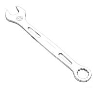Llave combinada ligera de 4 a 32 mm, para acero cr-v, llaves de caja y extremo abierto para superficie que resiste el óxido, juego de llaves de doble extremo (24 mm)