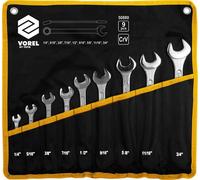 Llave combinada vorel 50880, juego de 9 piezas, herramienta de alta ca