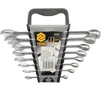 Llave combinada vorel 51721, juego de 8 piezas, herramienta de acero p
