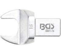 Llave de ajuste por presión, tipo "open-end", de la marca BGS technic, con una longitud de 124 mm y un peso de 124 gramos