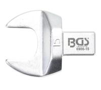 Llave de ajuste por presión, tipo "open-end", de la marca BGS technic, con una medida de 62 mm y un peso de 62 gramos