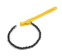 Llave de Cadena de 12 Pulgadas, Llave de Filtro de Aceite de Cadena Ajustable, Herramienta de Llave de Tubo de Tubería de Llave Pesada de Cadena de Trinquete de Servicio Pesado