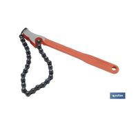 Llave de cadena reversible | Medidas: 4 y Longitud: 300 | Herramienta de fontaneria; 1 UNIDADES