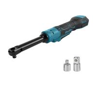 Llave de carraca mejorada sin escobillas de 3/8" para batería Makita de 18 V, 80 N.m, 320 rpm, velocidad variable, llave de carraca eléctrica extendida con iluminación LED