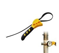 Llave de correa genérica, agarre antideslizante, ergonómica y cómoda | Llave de correa de fontanería para filtro de aceite cabezal de ducha fregadero abridor tuerca válvula desmontaje