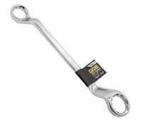 Llave de estrella curvada a 45° jcb 41-46 mm, acero cr-v, desviación