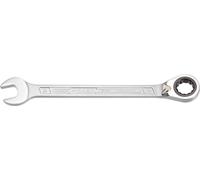 HAZET Llave de estrella de carraca 606-24 – hexágono exterior doble, 24 mm, para bicicletas