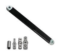 Llave de extensión de desplazamiento - Llave de extensión de trinquete de 3/8 pulgadas para reparación, llave de extensión de cadena, para el hogar, garaje, taller, industria, mecánica, automotriz y