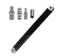Llave de extensión - Llave de extensión de trinquete de 3/8 pulgadas, doble cabeza ajustable de gran alcance, herramienta de doble uso, barra de extensión de cadena | para camión o moto