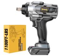 Llave de impacto inalámbrica de 1/2 pulgadas para batería DeWalt de 20 V, llave de impacto de 900 pies (1200 N.m), pistola de impacto eléctrica sin escobillas de alto par, driver de impacto de