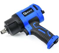 Llave de impacto neumática de 1/2", con doble martillo y un par de apriete de 1560 Nm. Herramienta profesional para talleres y necesidades de reparación