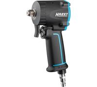 Llave de impacto neumática HAZET 9012M-1 I Extra corta - sólo 80 mm, Max. par de apriete: 1200 Nm, cuadrado 12,5 mm (1/2 pulgada) diseño compacto para trabajar en espacios reducidos