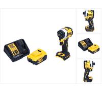 Llave de impacto sin cable DeWalt DCF 850 P1 18 V 205 Nm 1/4" sin escobillas + 1x batería recargable 5,0 Ah + cargador