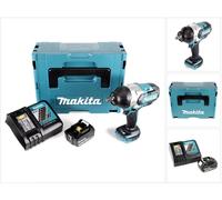 Llave de impacto sin cable Makita DTW 1002 RF1J 1/2" 18V 1000Nm sin escobillas + 1x batería recargable 3.0Ah + cargador + Makpac