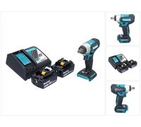 Llave de impacto sin cable Makita DTW 181 RG 18 V 210 Nm 1/2" sin escobillas + 2x batería recargable 6,0 Ah + cargador