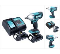 Llave de impacto sin cable Makita DTW 190 SY 18 V 1/2" 190 Nm + 2x batería recargable 1,3 Ah + cargador