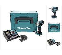 Llave de impacto sin cable Makita DTW 300 RF1J 18 V 330 Nm 1/2" sin escobillas + 1x batería recargable 3,0 Ah + cargador + Makpac