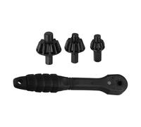 Llave de mandril de perforación - Llave de mandril | Herramienta para mandriles de perforación, llaves de mandril para taladro de trinquete | Trinquete 2 en 1 | Piezas de repuesto de doble cabeza