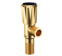 Llave De Paso Agua Válvula Angular G1/2 Para Inodoro Y Baño Interruptor Universal Desviador De Agua Fría Y Caliente Color Dorado