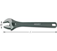Llave De Perno Ajustable HAZET - Exterior Hexagonal Perfil 279-15