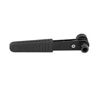 Llave de Trinquete de Acero de ángulo Recto de 90°, Llave de Manguito de Destornillador, Herramienta Manual para Técnicos de Trabajadores del Metal, Acero de 1/4"