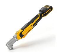Llave de trinquete inalámbrica de 1 cm compatible con baterías DEWALT | Llave de trinquete de ángulo recto sin escobillas de 130 N.m 0-2550 RPM con velocidad variable hacia adelante/atrás y luz LED