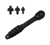Llave de trinquete intercambiable para portabrocas de 6/8/10 mm para herramientas eléctricas Taladro manual de apriete (B)