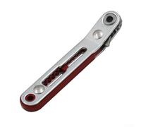 Llave de Trinquete Miniatura, para acero Cromo Vanadio con Cabeza de Doble Conducción para Brocas Hexagonales y de 1/4 Pulgada, para herramienta Manual Compacta de 103 mm para Espacios Reducidos