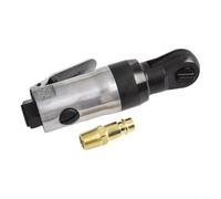 Llave de trinquete neumática de 1/4 pulgadas, herramienta neumática de eje recto con interruptor de marcha atrás y montaje de entrada europeo