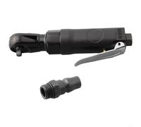Llave de trinquete neumática de aire de 1/4 pulgadas, herramienta de vástago recto de alto par para reparación de automóviles, fabricación de maquinaria, cuerpo de aluminio fundido compacto, grado