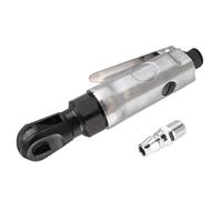 Llave de trinquete neumática Vástago recto Mini trinquete de aire Conector roscado de 1/4 de pulgada Compacto Ligero Durable para reparación de automóviles Mantenimiento del hogar (Cabeza cuadrada de