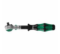 Llave de trinquete Wera 8000 Zyklop Speed con cabeza giratoria 1/4 negro-verde (