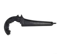 Llave de tubo de polietileno para 20/25/32/40/50/63 mm, llave de alicates de plástico para aflojar tuercas de unión en conectores rápidos de PE, herramienta manual ergonómica para instaladores, negro