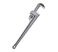 Llave de Tubo Recto de Aluminio 24" Llave de Plomería Ajustable para Tubos