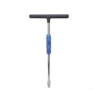 Llave de tubo tipo T, unidad de 1/4 pulgadas con adaptador de 3/8 pulgadas | Contra la oxidación y la oxidación, agarre ergonómico antideslizante, mango tipo T que proporciona un mayor par de torsión