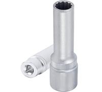 Llave de vaso 1/4" largo 12 caras, medidas a elegir de 4 a 13 mm | Vasos individuales para llave con cuadrado 1/4" taller, bricolaje (13 mm)