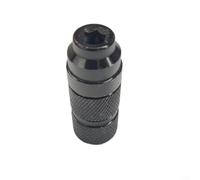 Llave de vaso de trinquete en miniatura, diseño desmontable, mango prismático cruzado, acero de 1/4 pulgadas, reparación de precisión profesional, hogar, negro, plata, 72 dientes, rotación de 5 grados