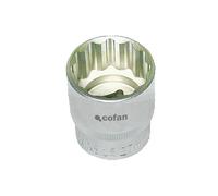 LLave de Vaso métrico 3/8 con 6 caras hexagonal - Medidas desde 8 a 22 mm COFAN M-17