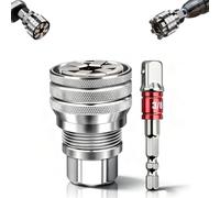 Llave de vaso universal ajustable con adaptador, herramienta multifuncional universal, llave de vaso universal súper adaptable, herramienta de mantenimiento universal, para 3/8 de pulgada métrica, 10