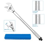 Llave dinamométrica ajustable de 19-110NM y 43mm 4 en 1, herramienta de reparación de llave dinamométrica de extremo abierto multifunción, llave de carpintero mecánica para el hogar 1 Juego
