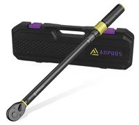 Llave dinamométrica de 1/2 pulgada, rango de 50-350 Nm, precisión de ±3%, con trinquete de 72 dientes, para automóviles y tractores