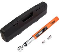 Llave dinamométrica de 3/8", de 5-50 Nm, para bicicleta y motocicleta. Conjunto con adaptador de 1/2" a 1/4", cabeza de trinquete de 72 dientes. Precisión de ± 2%. Fácil de usar y ajustable