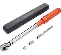 Llave dinamométrica de 3/8 de pulgada, tipo "clic", con rango de 10-80 ft.lb / 14-110 Nm. Juego de llaves dinamométricas ajustables bidireccionales. Kit de llave dinamométrica mecánica de doble rango,