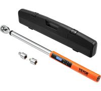 Llave dinamométrica digital, llave dinamométrica electrónica de 1/2", kit de llave dinamométrica con un rango de torque de 25-250 ft.lb / 34-340 Nm, precisión de ±2%, juego de llaves dinamométricas aj