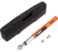 Llave dinamométrica digital, llave dinamométrica electrónica de 3/8 de pulgada, kit de llave dinamométrica con un rango de torque de 3,7 a 37 libras-pie (5 a 50 Nm), precisión de ±2%, juego de llaves