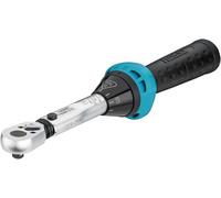 Llave dinamométrica HAZET 5108-2CT para bicicletas I Salida: cuadrada 6,3 mm 1/4 pulgada, tolerancia: 4%, 2,5-25 Nm, graduación fina I Carraca reversible, para bicicletas 232 mm