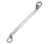 Llave estrella acodada plus acero cromo vanadio 30x32 din 838. llave doble boca acodada, llave fija estrella acodada