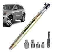 Llave extensible en ángulo de 12,7 mm, metal resistente a los golpes de 1/2 pulgadas, 12,7 mm, llave universal para taladro eléctrico, reparación de neumáticos de coche, compartimentos del motor y