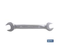Llave fija de doble boca pulidas | Fabricada en acero al cromo de alta calidad | Medidas de 55-60 mm; 1 UNIDADES