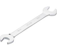 Llave fija doble ViGOR, perfil hexagonal exterior V7730-18X19, ancho de llave 18 x 19 mm, cromada y pulida, adecuada para todas las uniones atornilladas, longitud 220mm